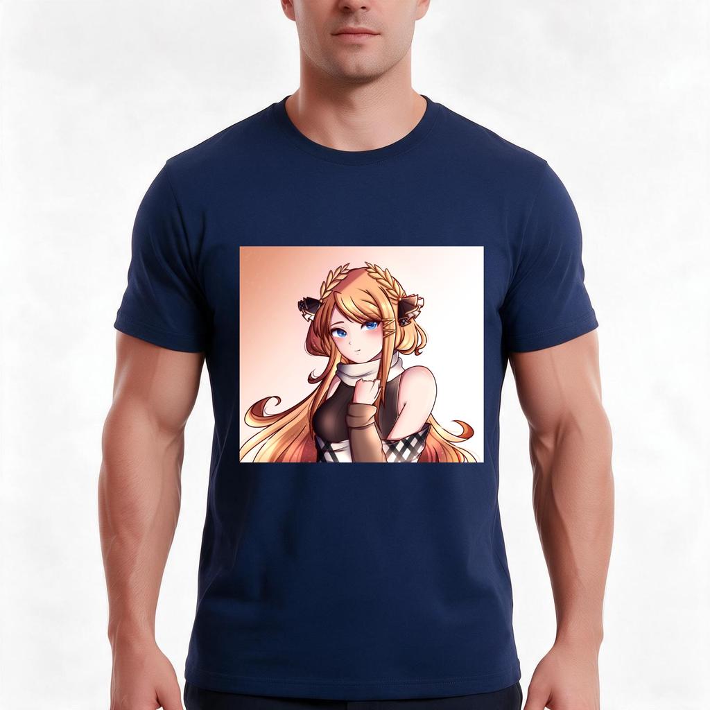 Azur Lane Victorious Tshirt Summer Casual Cotton Tee Oversized Streetwear Tops Vintage Graphic Print Loose Fit Short Sleeve
