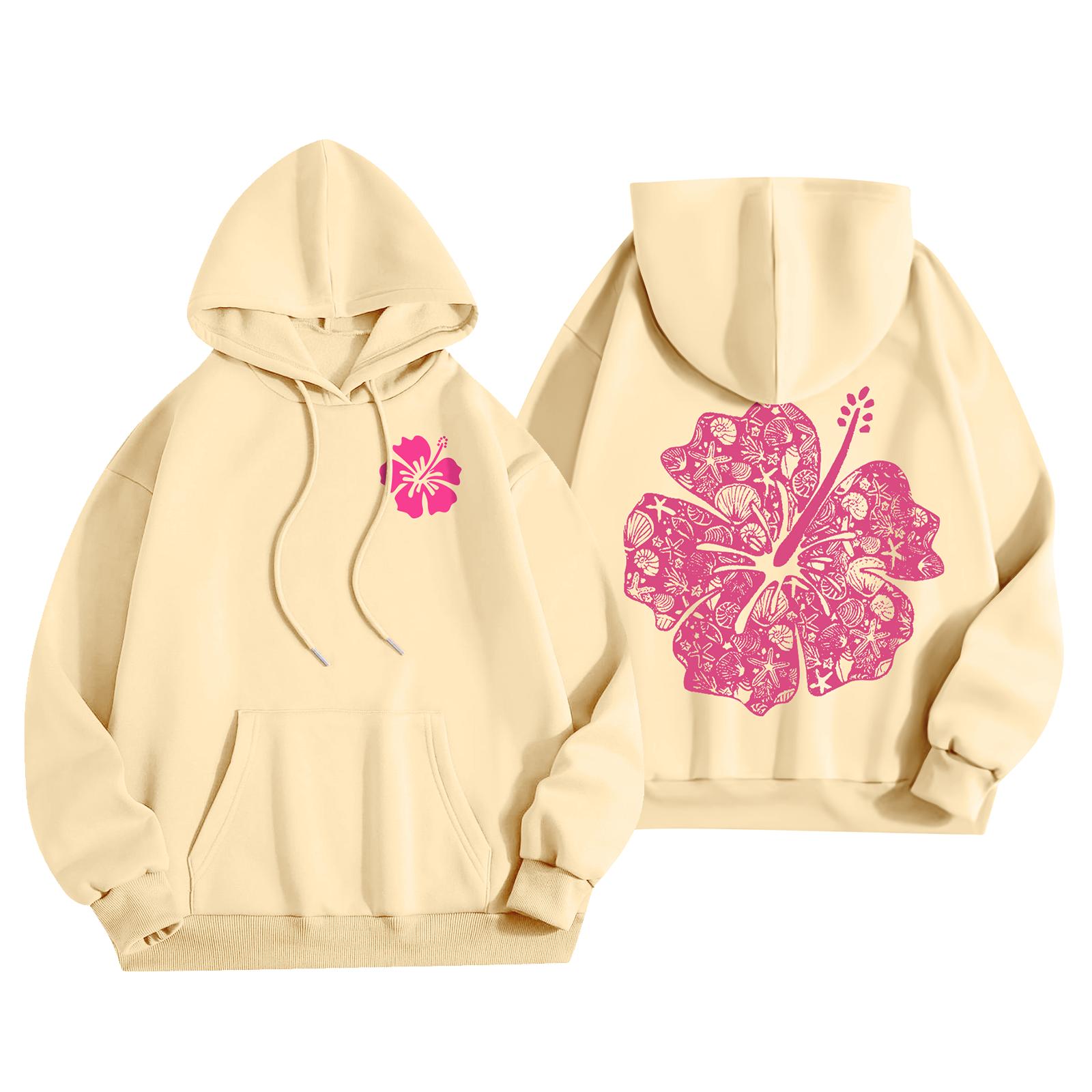 

Женская мода, женский легкий пуловер с длинными рукавами и карманами, толстовка с капюшоном в стиле консервативного стиля XL жёлтый