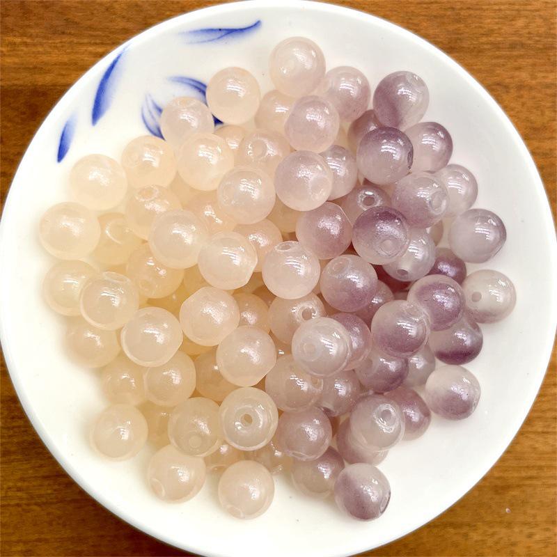 UV-farbveränderliche Lampwork-Perlen für DIY-Armbänder und Schmuckzubehör