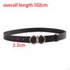 PU Leather Belt for Women, Female Pants Accessories, Casual Waist Belt, Snap Buckle, Skirts,