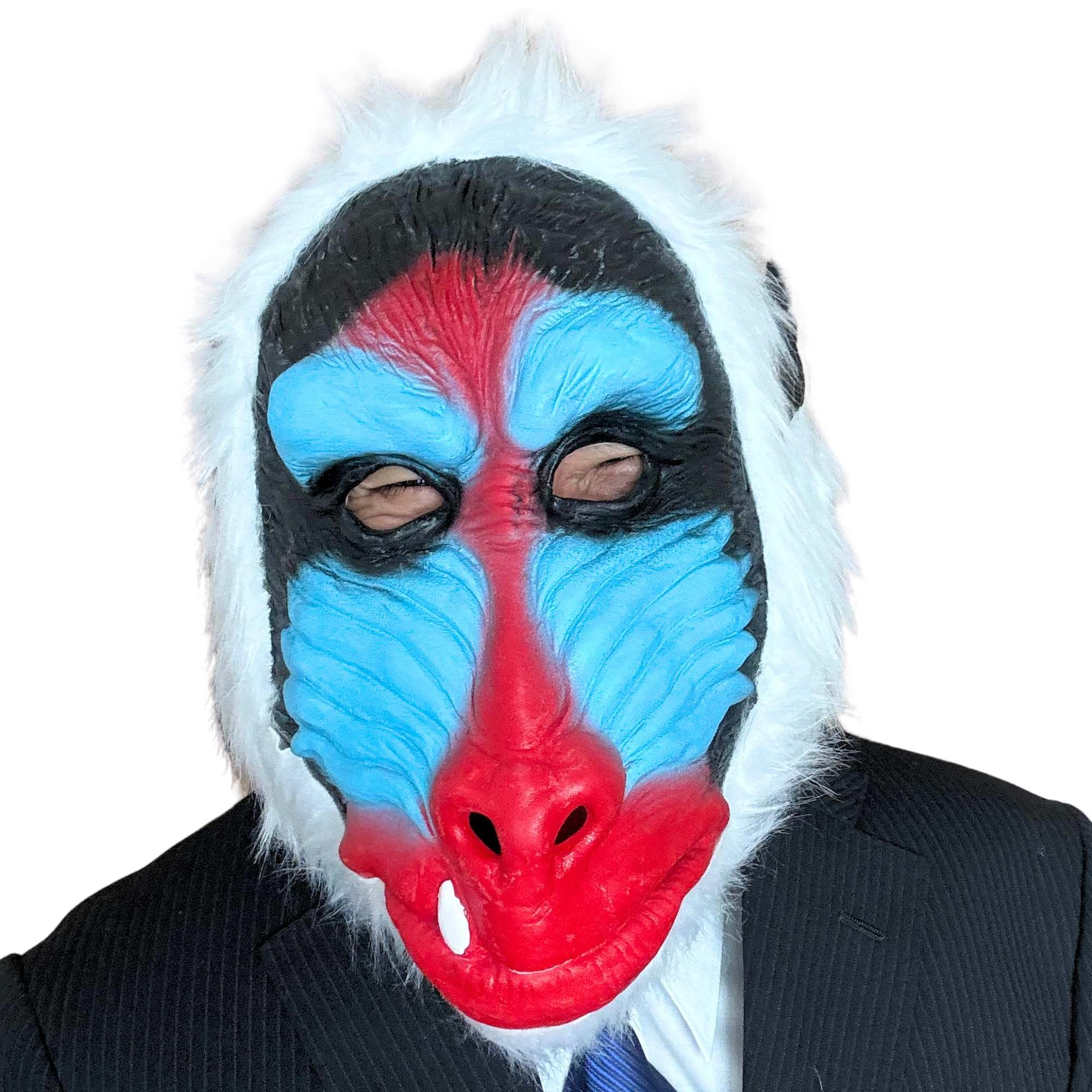 

Realistic Funny Mandrill [WATASHINO] Mask, Headgear, Animal, Costume, Monkey, Baboon, Gorilla,