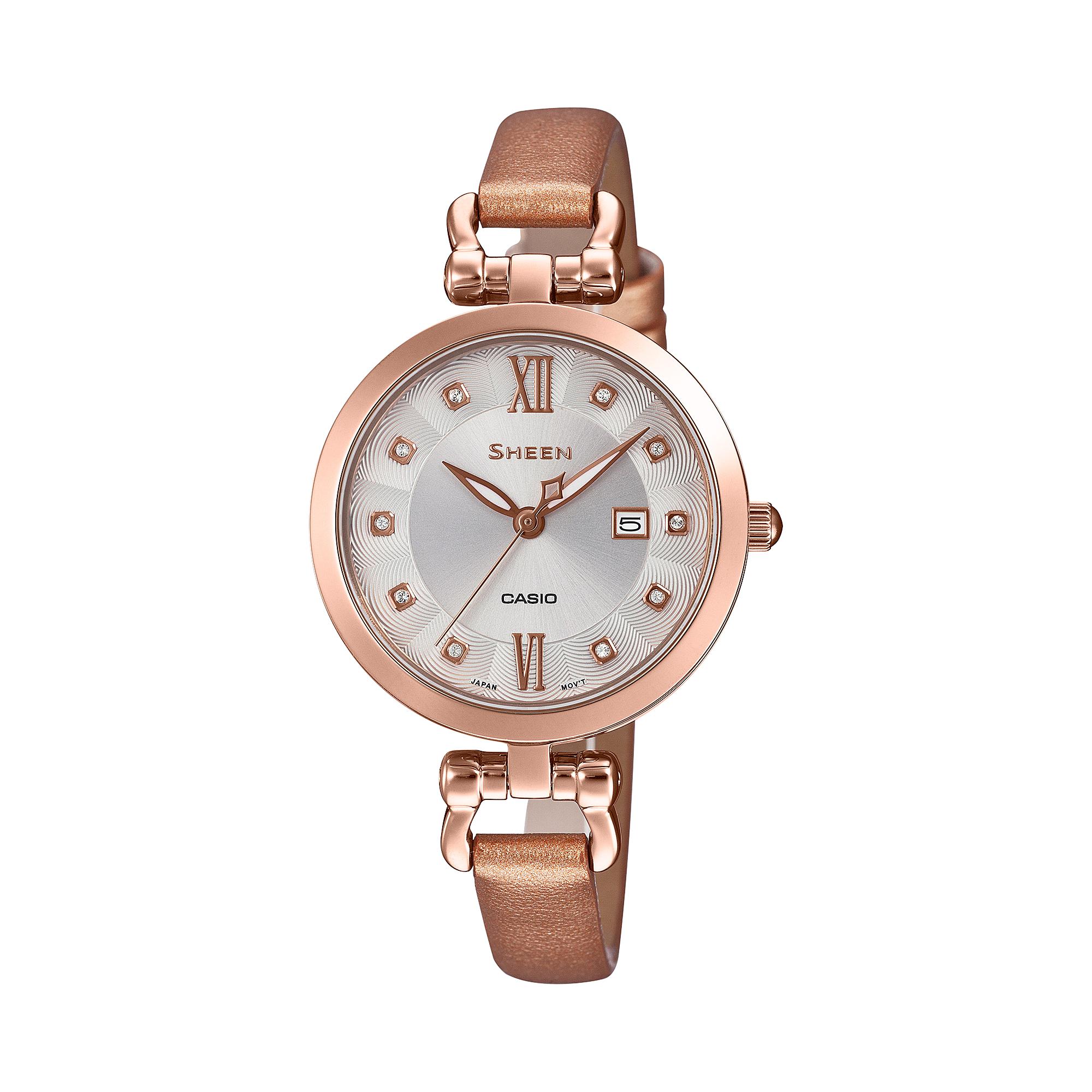 Casio Men s Analog Quartz Watch SHE-4536PGL-7B