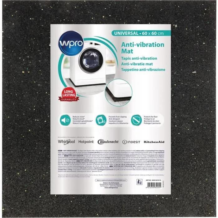 Whirlpool Schwarz Ersatzteil - Anti-Vibrationskissen 60X60cm, Original - Smeg - Bild 4