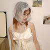 Stylish Lace Headwrap Triangular Hair Scarf Elegant Bandanas Headscarf for Women Music Festival Photo Head Accessories
