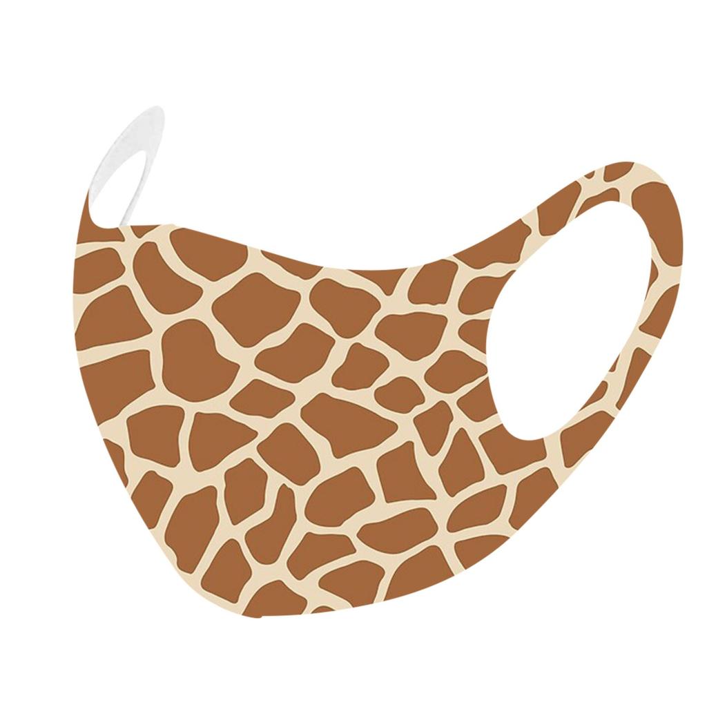 1 Stück Bedruckte Eis-Seidenmaske für Erwachsene zum Schutz vor Staub und Dunst