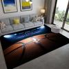 Sports Court Carpet Living Room Coffee Table Floor Mat 3D Bedroom Bedside Blanket Football Basketball Floor