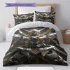 Gundam Mecha Battle Style Bedding Set Anime Duvet Cover Polyester Soft Bed Linen Twin Queen King -QJY