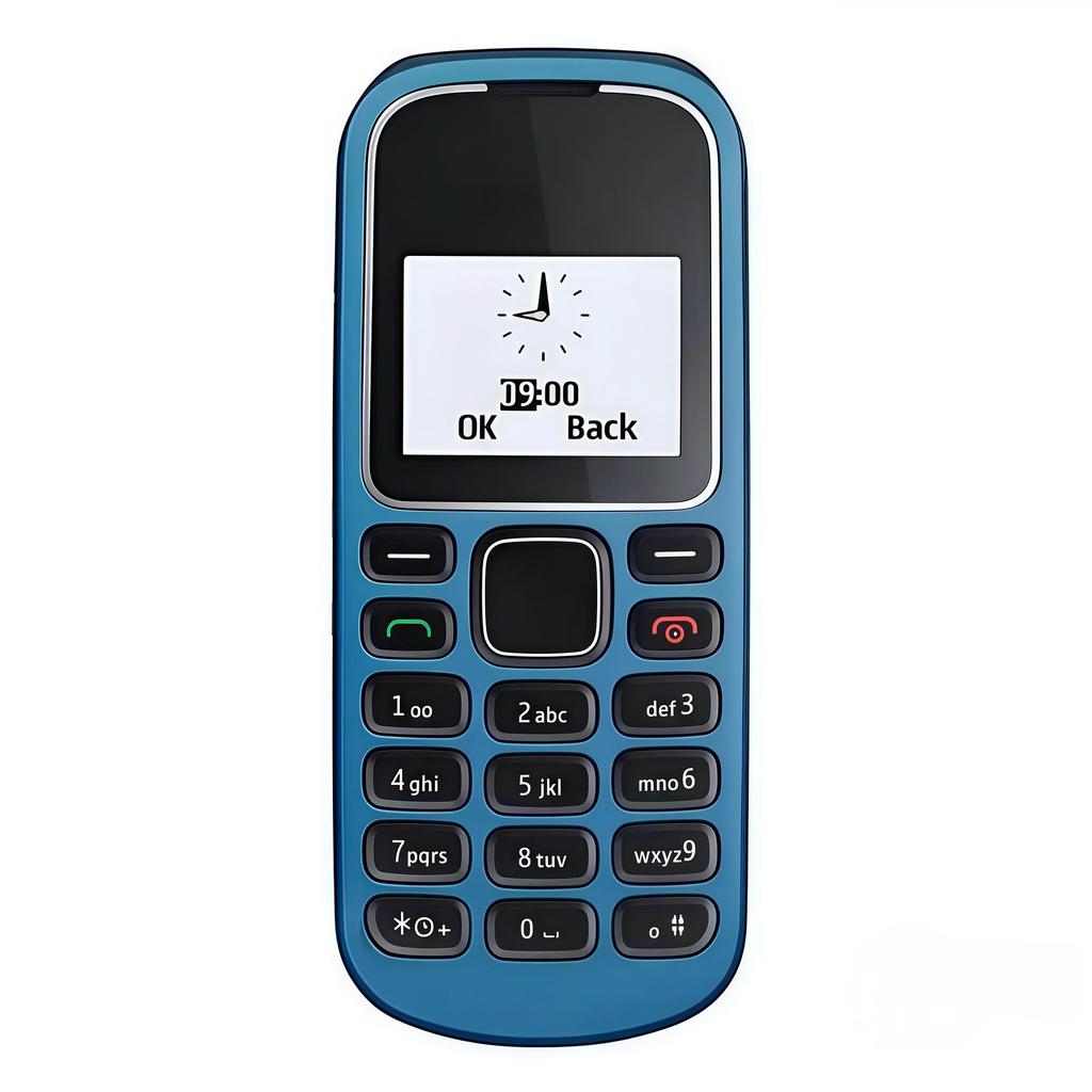 GSM2G Feature Phone for Elderly: Compact Candybar with Buttons, Ideal for Backup and Foreign Travel.