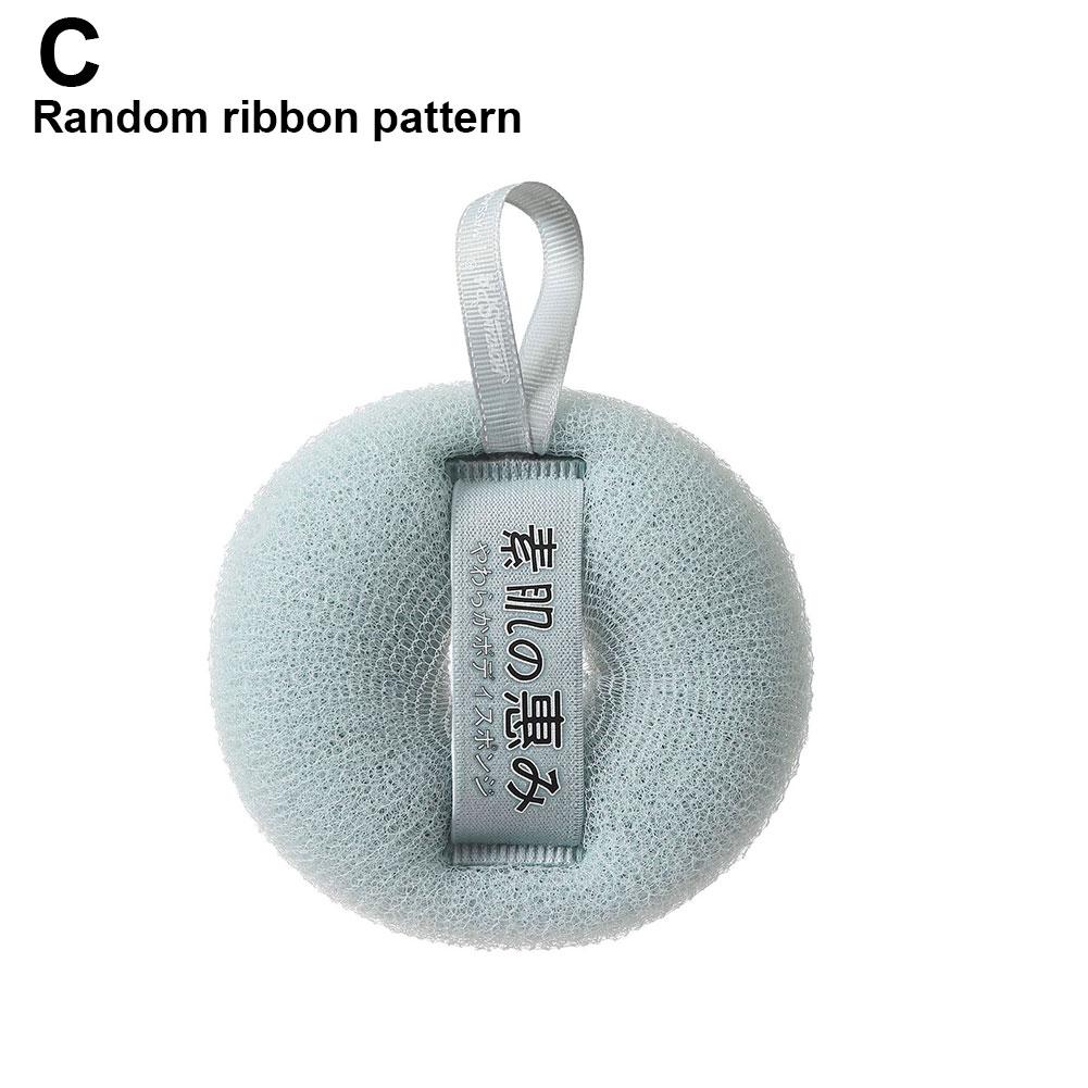 NEW Shower Loofah Bath Sponge With Hanging Rope Exfoliating Soft Mesh Body Scrubber Rich Lather 3D Knit Design For Smooth Skin