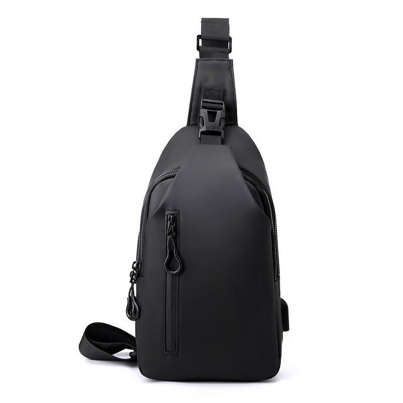 Tri-polar Outdoor TP2095 Water-Repellent USB Crossbody Chest Bag