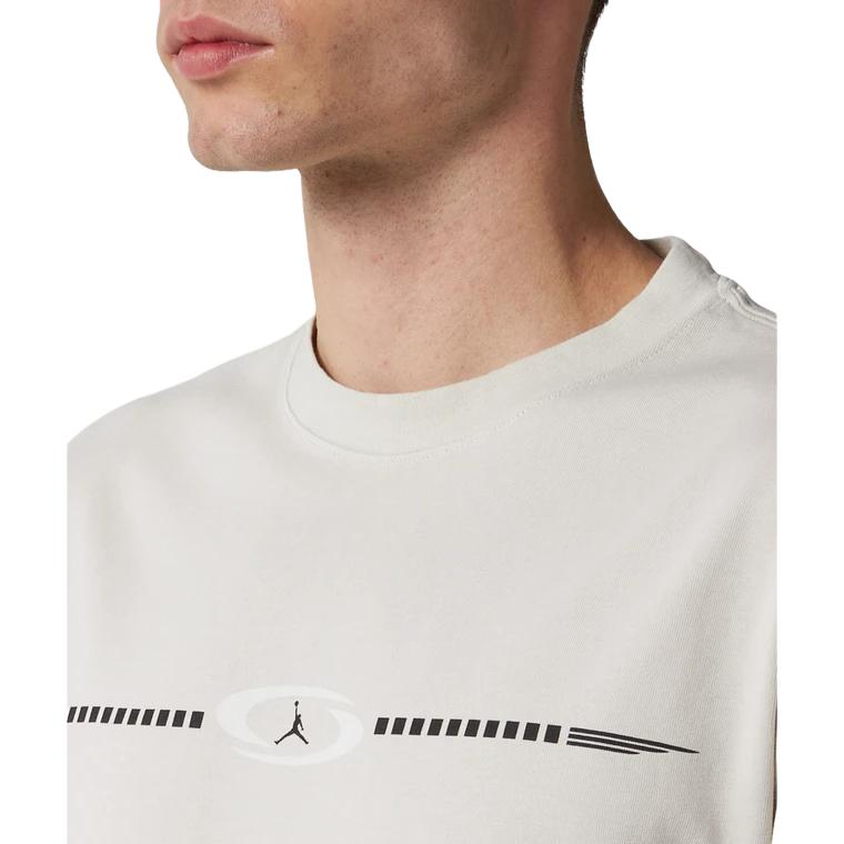 T-shirt con logo Air Jordan x Travis Scott Osso Chiaro Uomo Top Crema DZ5510-072