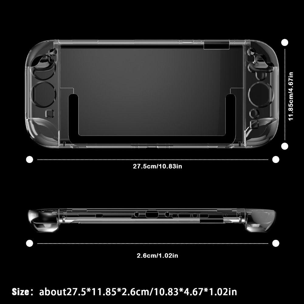 Transparent Protective Case Anti-scratch PC Hard Shell Crystal Protector Game Console Cover for Nintendo Switch 2 Accessories