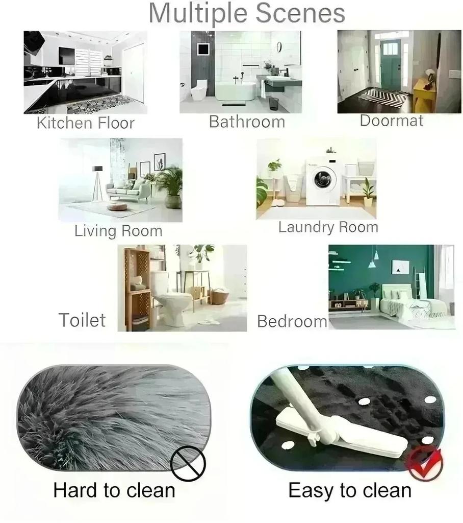 1PC Van Gogh painting Kitchen Rugs Non-Slip Door Mats Pop design Living room Rugs Bath Mat Carpet for Home Sink Laundry Decor