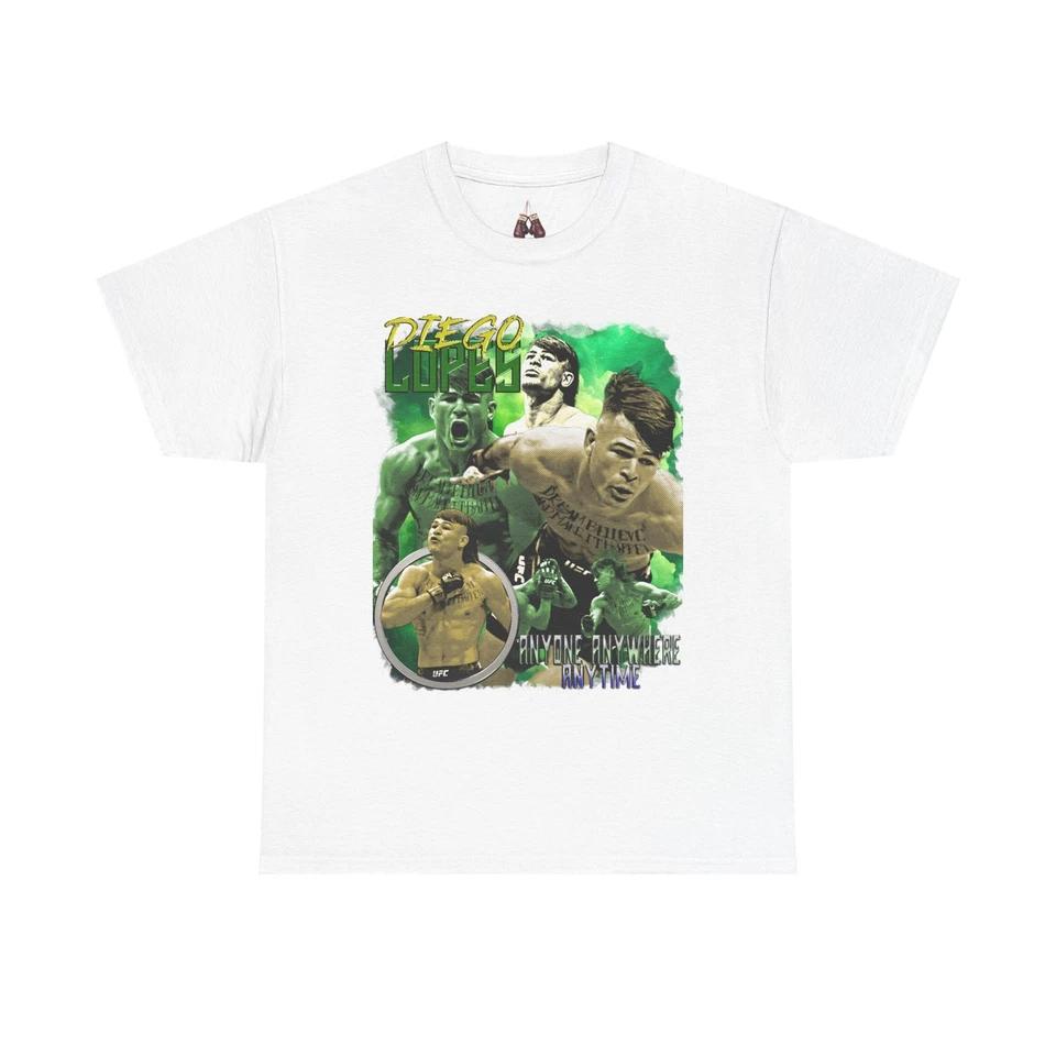 Diego Lopes Graphic T Shirt Fighter Warrior Vintage Streetwear Oversized Tee