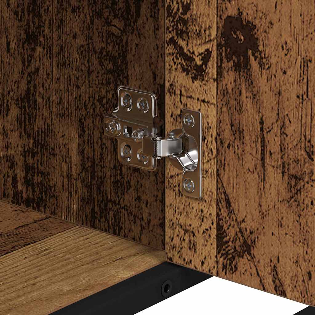 Bathroom Furniture Set with Drawers 4 pcs Reclaimed Wood Particleboard