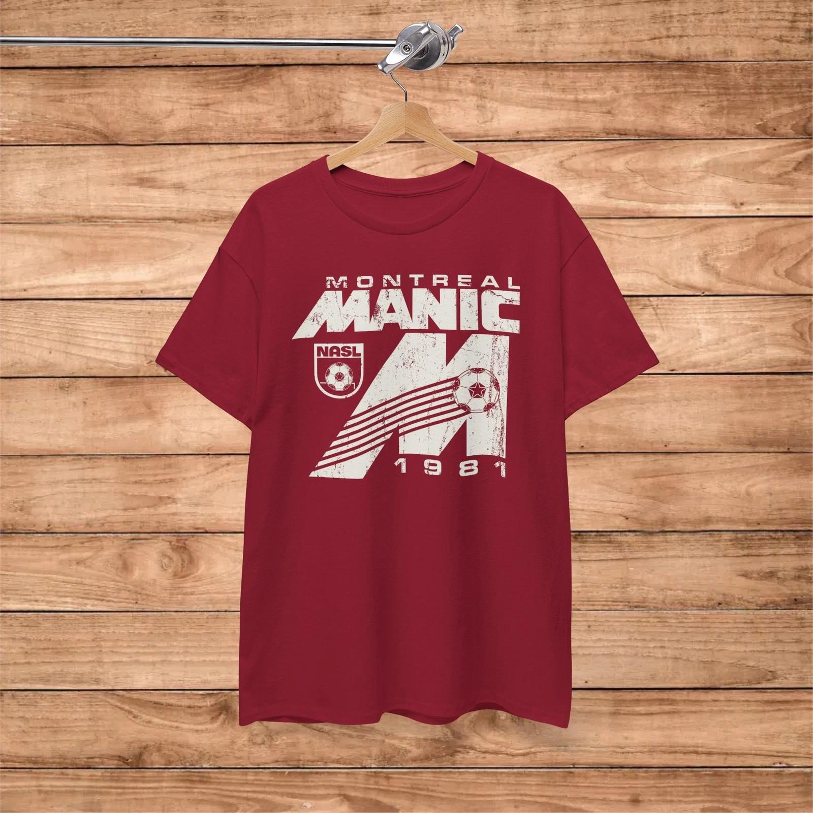Montreal Maniac 1981 Vintage NASL Soccer Premium Unisex T shirt XL