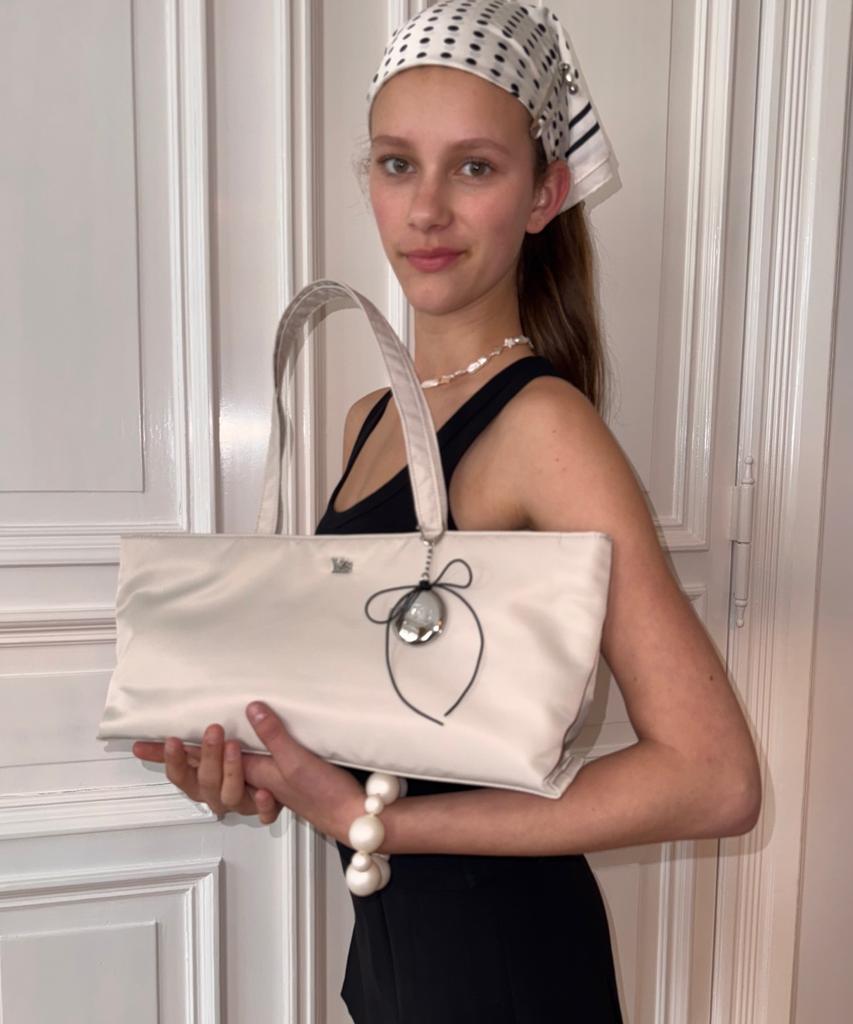 Isaiah Paper Boat Bag (Ivory)