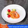 A5 Melamine Shallow Round Plate