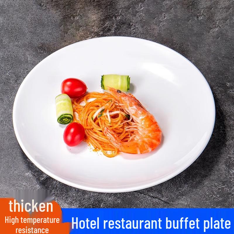 A5 Melamine Shallow Round Plate