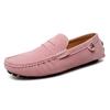Casual Shoes for Men Women Boys Bright Leather Stage Performance Designer 35~48 Peas Soft Driving Male Flats Loafers Moccasins