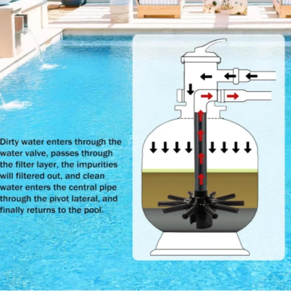 Lateral Assembly Center Pipe Pool Cleaning Clean Swimming Experience Efficient Filtration High-quality Materials