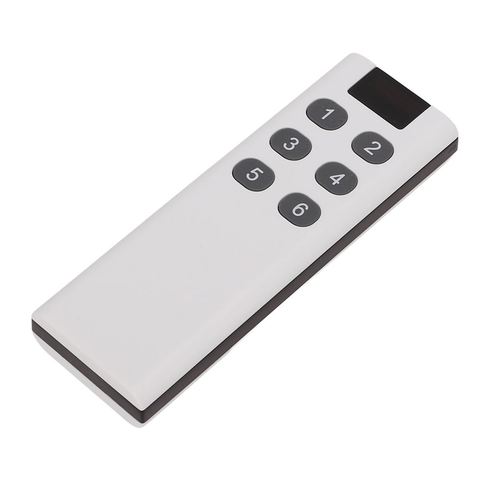 433MHz Remote Control 6 Keys 100 Meters High Sensitivity Fashionable Design Wide Application Wireless Remote Control