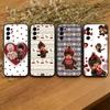 Cute M-Monchhichis Phone Case Black Silicone Soft For Samsung S25,S24,S21,S22,S23,S30,Ultra,S20,Plus,Fe,Lite