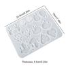 Epoxy Resin Mold Silicone Earrings Mold Handmade Fashion Jewelry Resin Molds for Resin Jewelry Making Pendant Craft