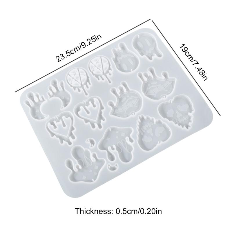 Epoxy Resin Mold Silicone Earrings Mold Handmade Fashion Jewelry Resin Molds for Resin Jewelry Making Pendant Craft