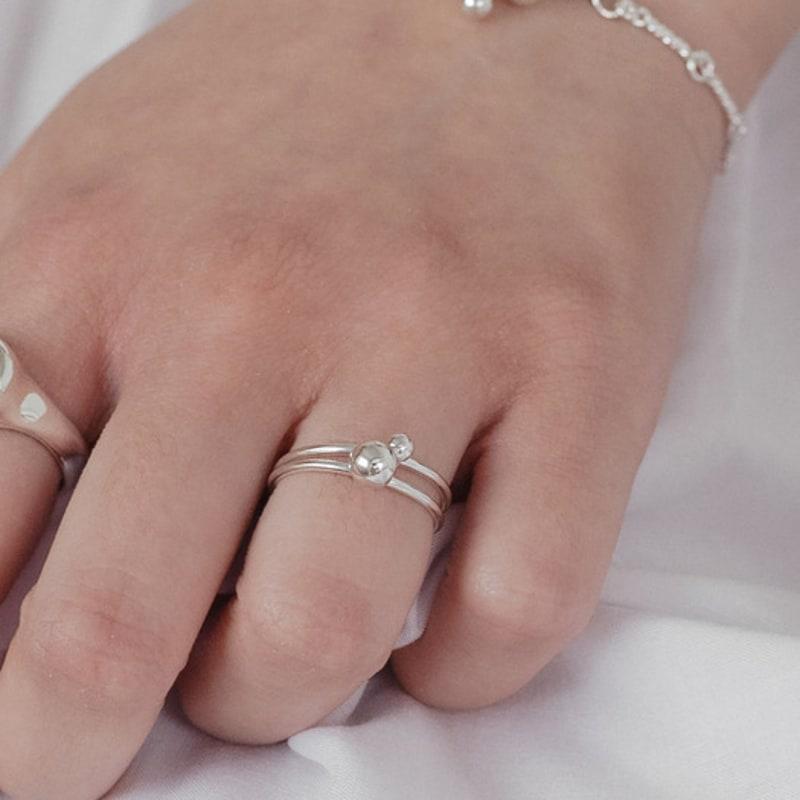 NUDOOR Ball Duo Ring