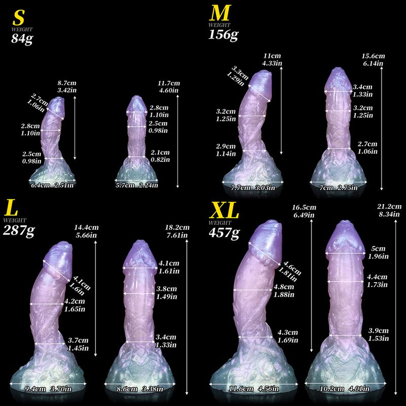 YOCY 4 Sizes Monster Dildos Silicone Anal Plug Vagina Stimulator Prostate Massager Sex Toys For Adult Women Men Masturbator