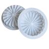 1 Pc 15 Pleated Chocolate Chips Pleated Silicone Mousse Mold, Round Origami Cake Edge Decoration DIY Baking