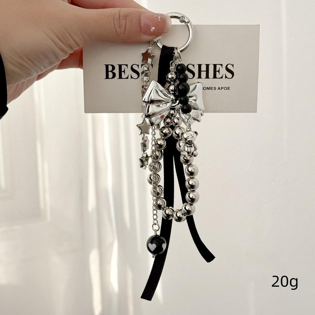 New Bead Bow Star String Design Unique Trendy Personality Portable Packaging Accessories Gift Bag Charm