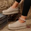 Fisherman Shoes Comfortable Flat Women's Single Shoes Casual One Stirrup Loafers Cloth Shoes