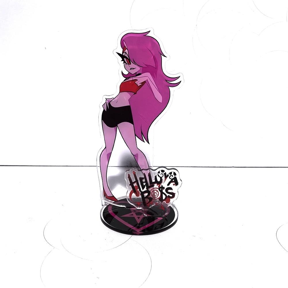 Anime Figure Acrylic Stand Model Plate Alastor Fizzarolli Angel Desk Decor Standing Sign Game Fans Gift Ornaments Stand Model