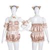 [Clearstone] Poppy Doll Cosplay Halloween Negligee Kitty Women's Brown