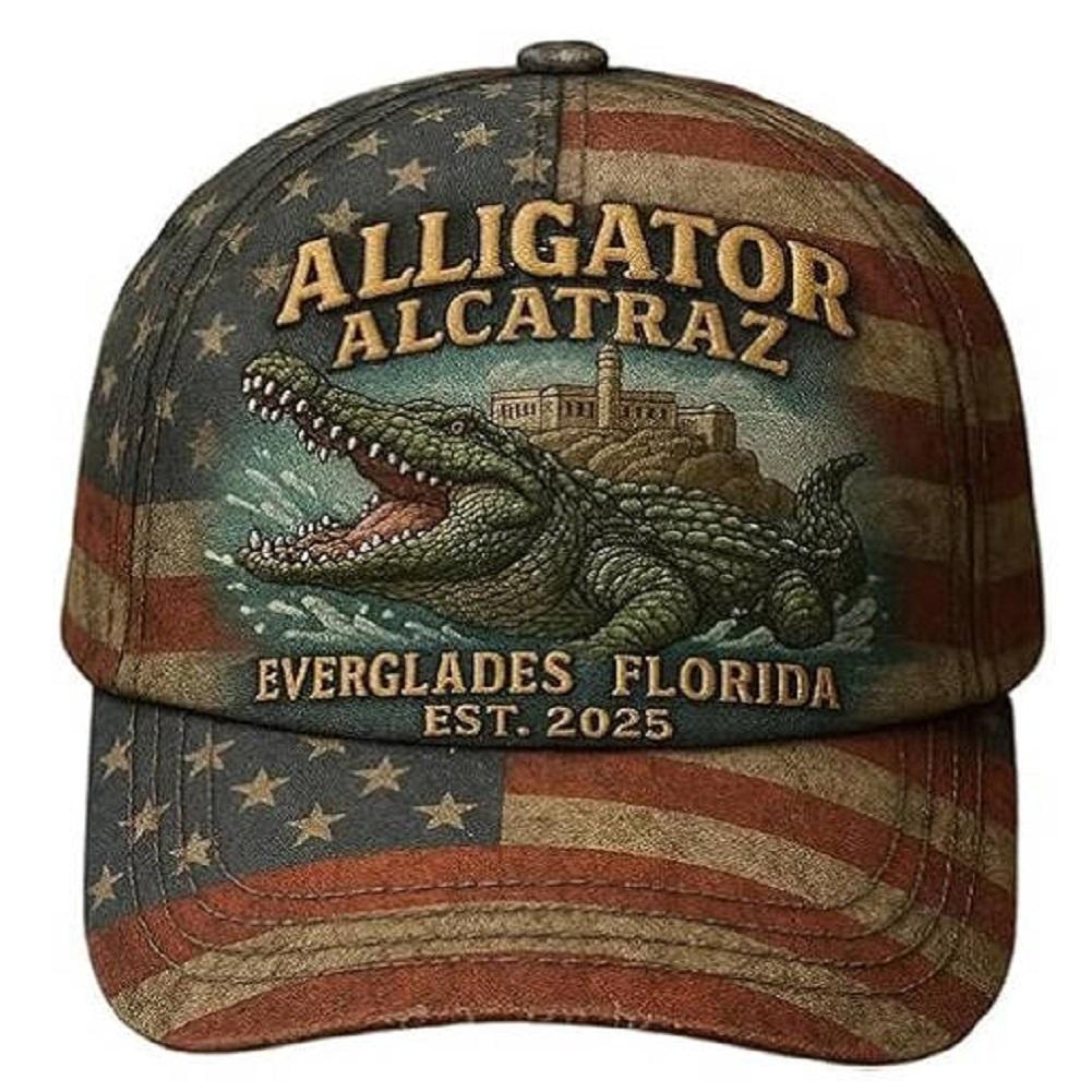 Mode Tiere Cartoon Stickerei Baseballkappen Männer Frauen Alligator Alcatraz Hut Marine Corps 250. Jahrestag Baseballkappe