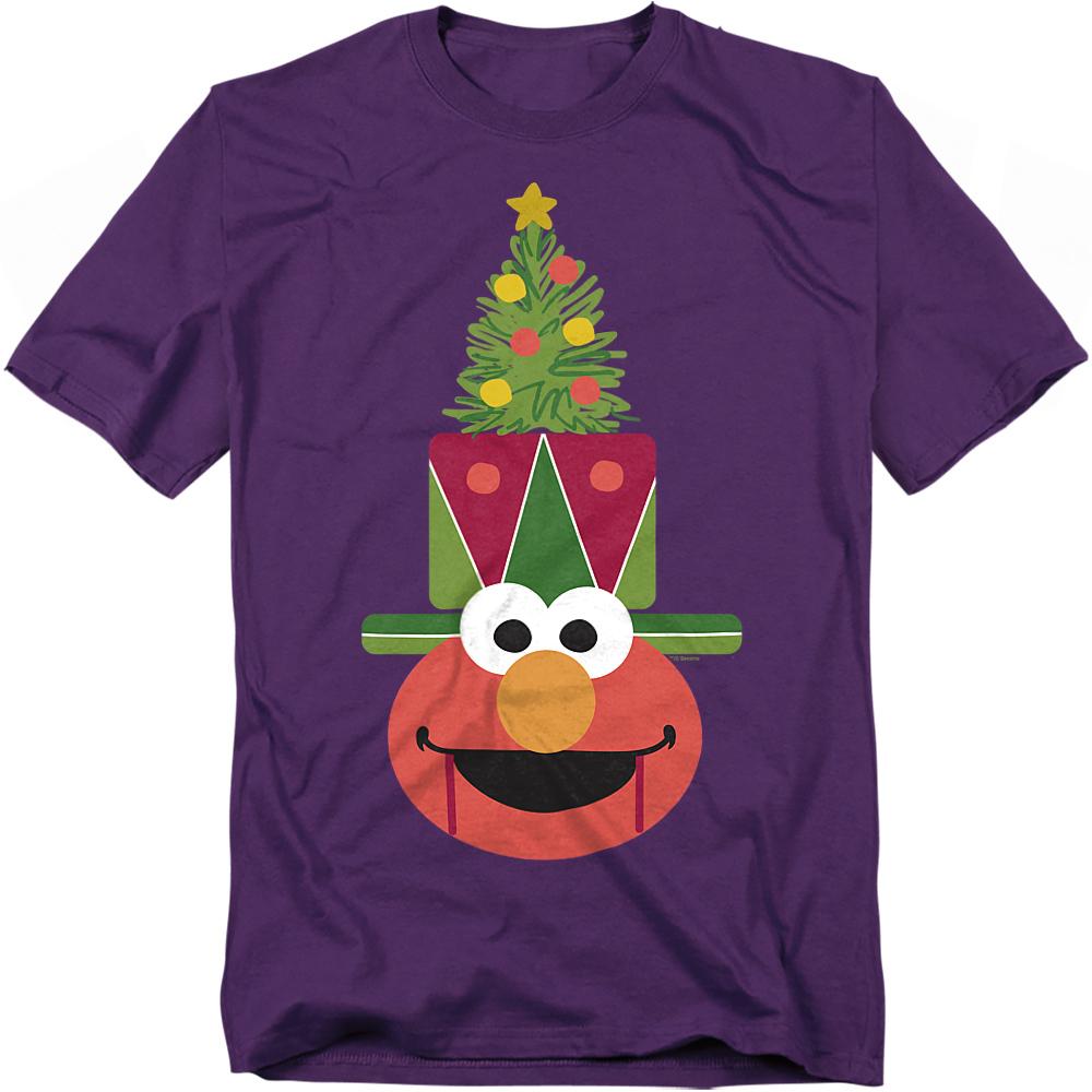 Sesame Street Unisex Adult Elmo Nutcracker Christmas T-Shirt