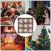 9pcs Christmas Ball Ornament Big Xmas Tree Hanging Pendants Snowflake Merry Christmas Home Decor Gift for 2025 New Year Party