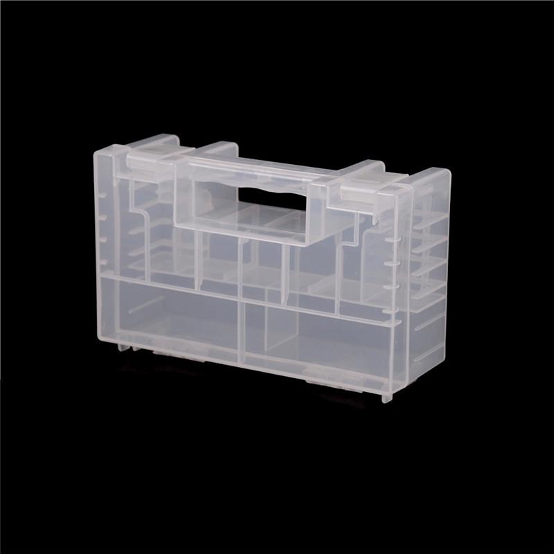 Large Portable Hard Plastic Battery Case Holder Storage Box For Aa Aaa Batteries