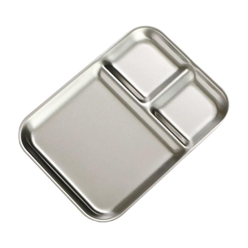 ZISIZ Korean Style 304 Stainless Steel 4-Compartment Grill Plate