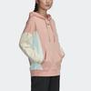 Adidas Casual Sport Color Block Pullover Hoodie Women Hoodies Light-Pink GD3076