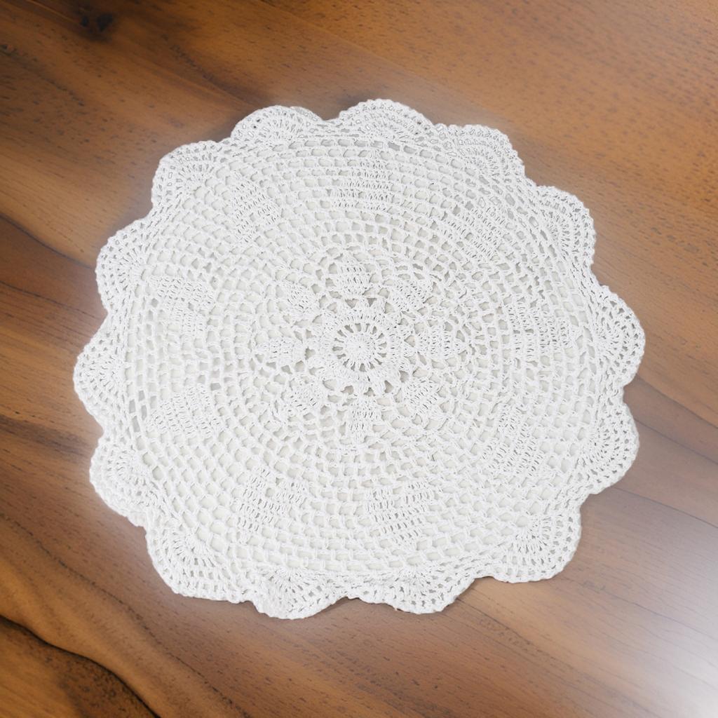 Table Cloth Mat Countryside Vintage Crochet Doily Mats