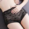 Intimo da Donna a Vita Alta in Pizzo, Slip in Rete Trasparente, Mutandine Sexy Traspiranti Elasticizzate, Lingerie Taglie Forti L