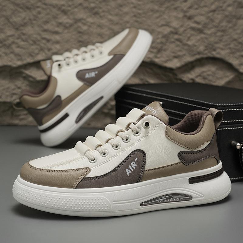 

One-pedal men s shoes winter leather waterproof and non-slip Forrest Gump board shoes leisure sports work shoes kitchen labor insurance tide shoes 44