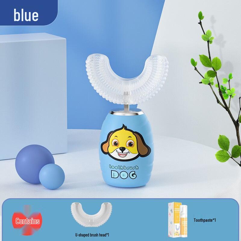 LISM Cartoon Puppy Smart Waterproof Kids Electric Toothbrush