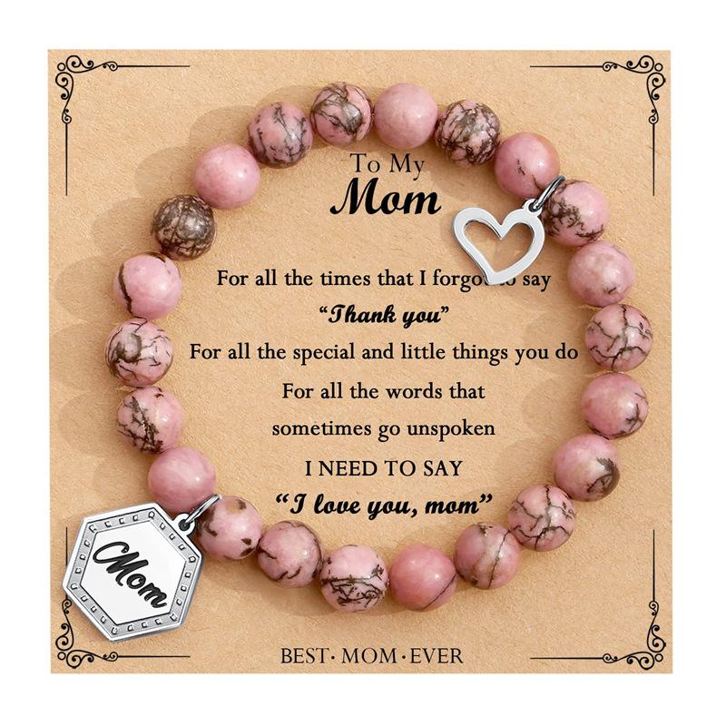 JYL TS Bracelet Ladies Elastic  Heart Charm Festival Gift Attracts Love & Joy