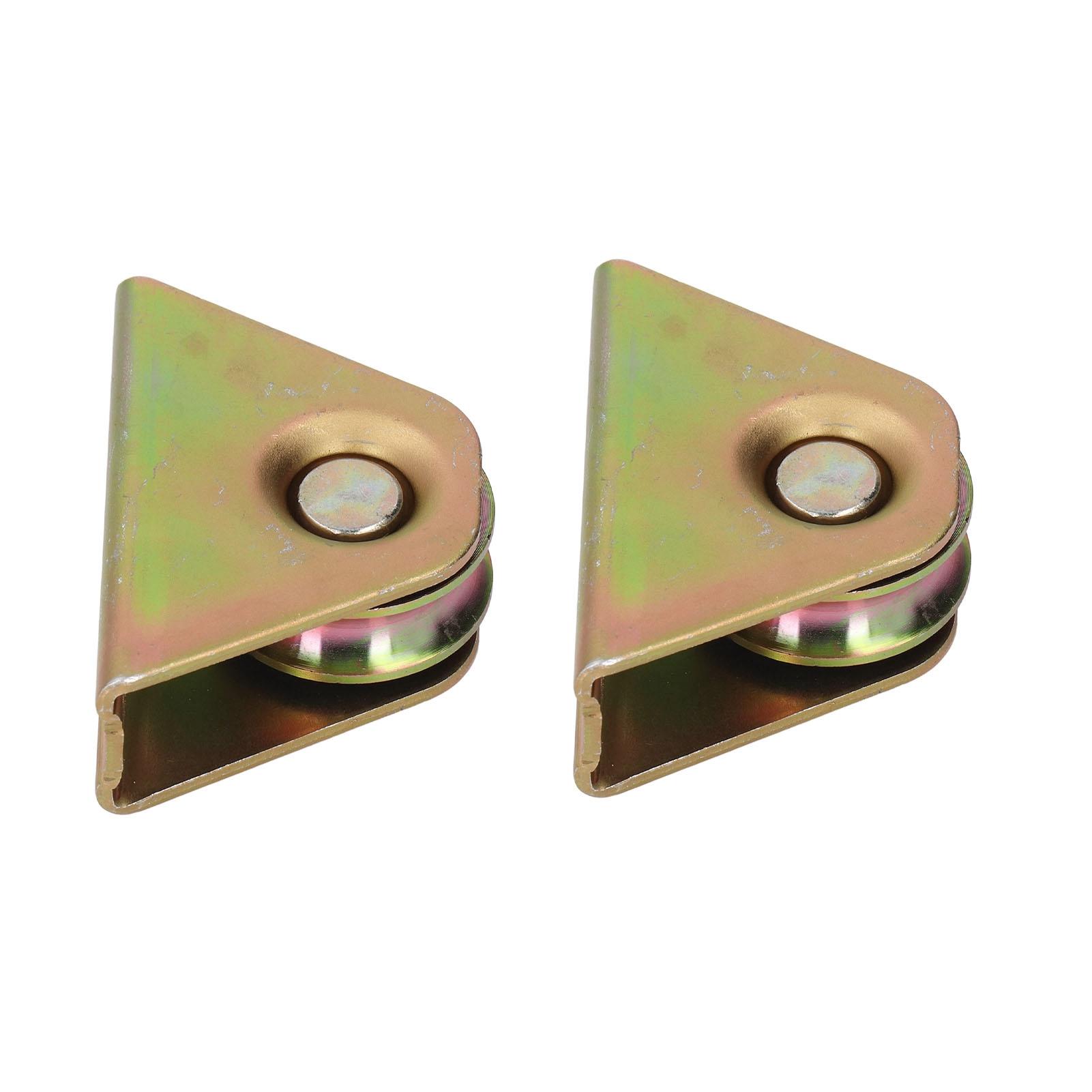 

2 шт. Шкив с U-образным пазом 58 мм 300 кг Подшипник Съемное U-образное колесо для электрических дверей