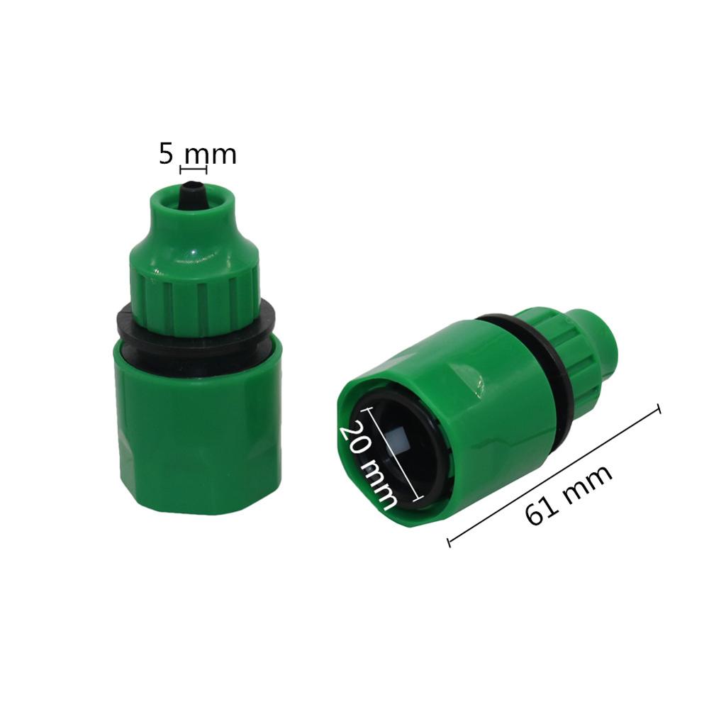 

4/7mm 8/11mm Hose Barbed 4/7mm Hose Quick Connectors Garden Wate Irrigation Drip Irrigation Quick Coupling Connecting Tool 1 Pcs