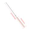 1Pc 22.5Cm Worm Baiting Needle Driller No-Escaping Hook Needle Quick Earthworm Hooking Needle Pins Hollow Gas Needle Fishingtool